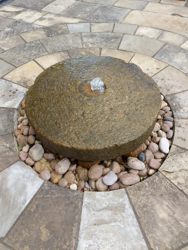 Reclaimed Yorkstone and Mill stone