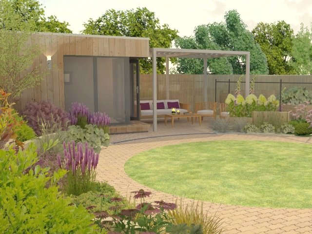 3D Photorealistic Visual. Garden Design Package costs