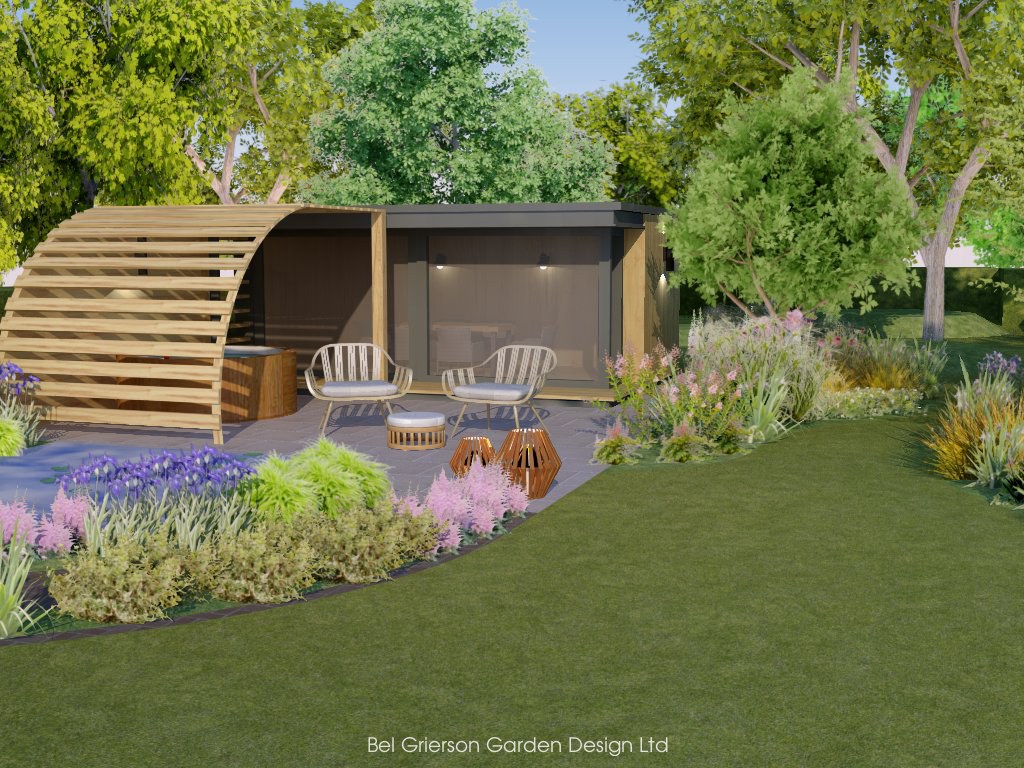3D Garden Design Visual - West Bridgford