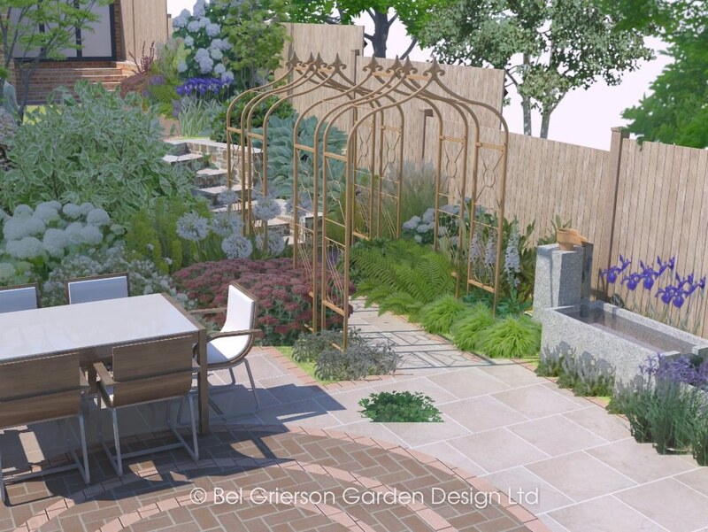 3D Garden Design Visual - Groby