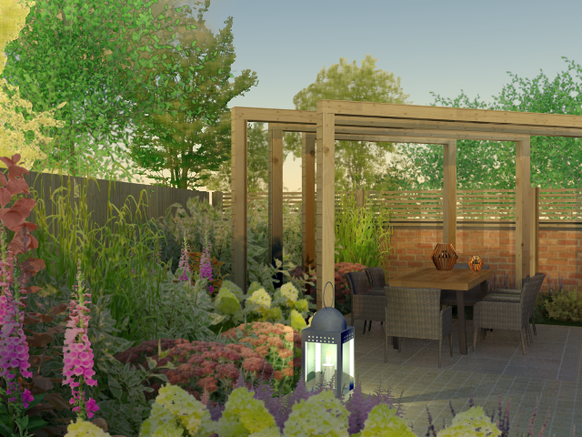 3D VR Garden Design Visual, Loughborough