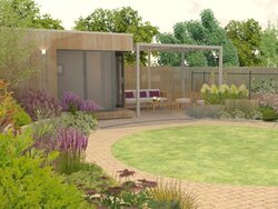 3D VR Garden Design Visual Rendering, Loughborough