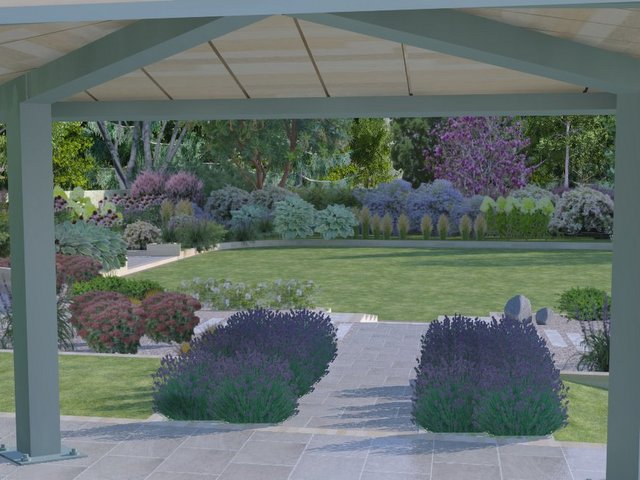 3D VR Virtual Reality Garden Design plan visuals