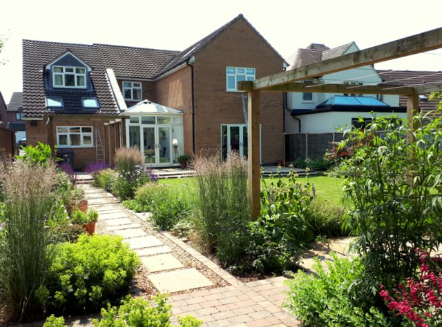 Family garden design project Burbage