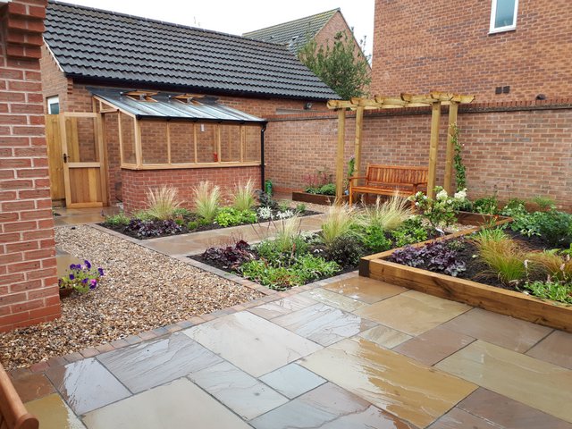 Courtyard Garden Design Leicestershire
